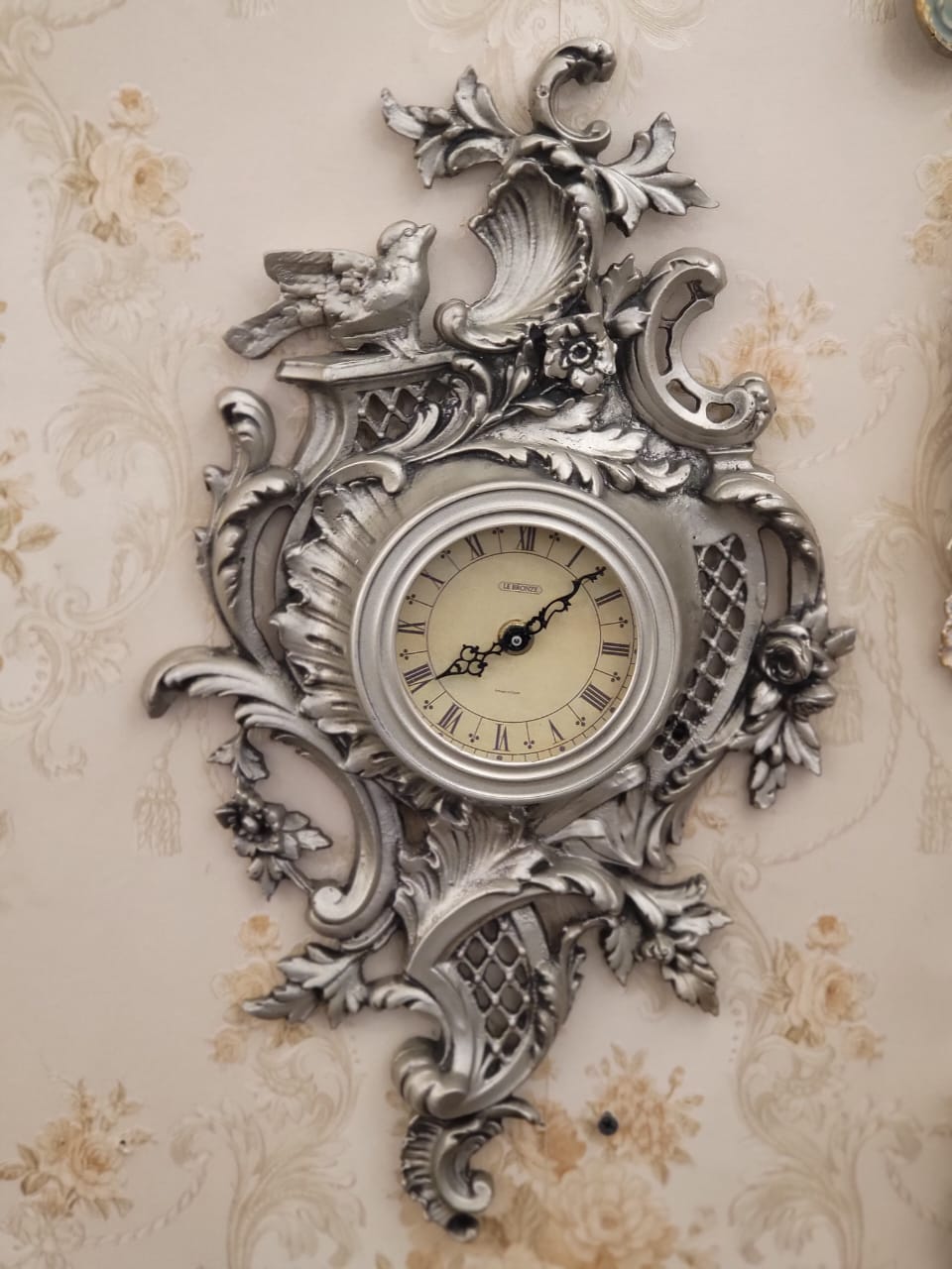 ساعة حائط فولتيرا، ألومنيوم، 32×60 سم - شامبين