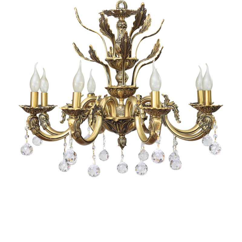 Daewoo 8-arm Chandelier Italian Bronze