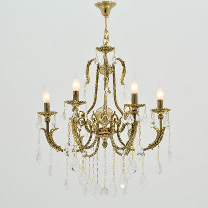 نجفة سوليتير جولد بستة لمبة حادة