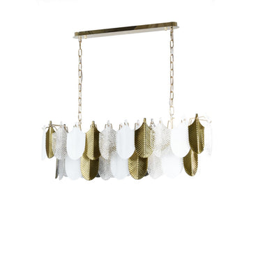 Haxa 8 Lights Gold Chandelier