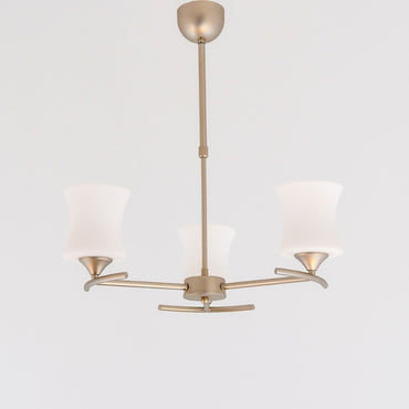 Harmony 3 Lights matt satin Chandelier