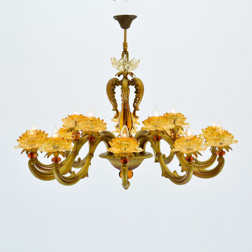 Harper 15 lights antique chandelier