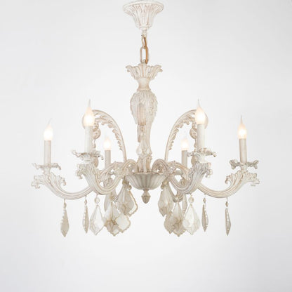 New Jersey Chandelier, 6 Lights, Aluminum, 76×95cm - Whitey