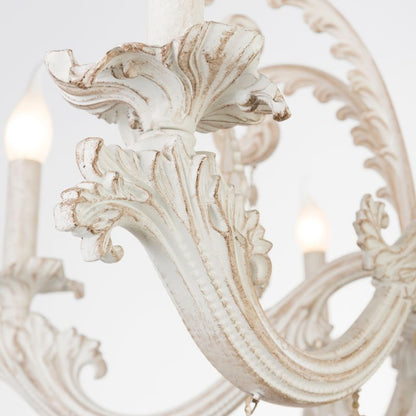 New Jersey Chandelier, 6 Lights, Aluminum, 76×95cm - Whitey