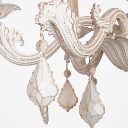 New Jersey Chandelier, 6 Lights, Aluminum, 70×70cm - Whitey