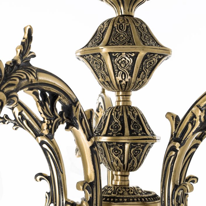 Neirin 5 Lights Bronze Chandelier