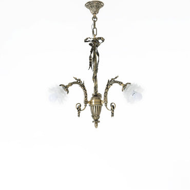 Neirin Chandelier, 3 Lights, Copper, 47×67cm - Italian Bronze