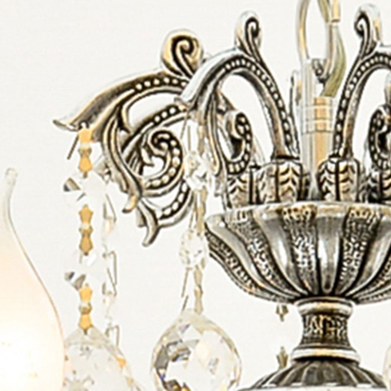 Nancy Chandelier, 8 Lights, Metal, 65×75cm - Chrome