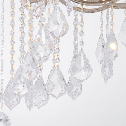 نجفة نانسي سوليتير ذهبية اللون، 21 مصباحاً