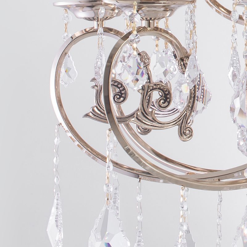 نجفة نانسي سوليتير ذهبية اللون، 21 مصباحاً