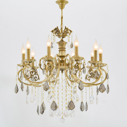 Nancy 10 Lights Gold Chandelier Kandil Egypt