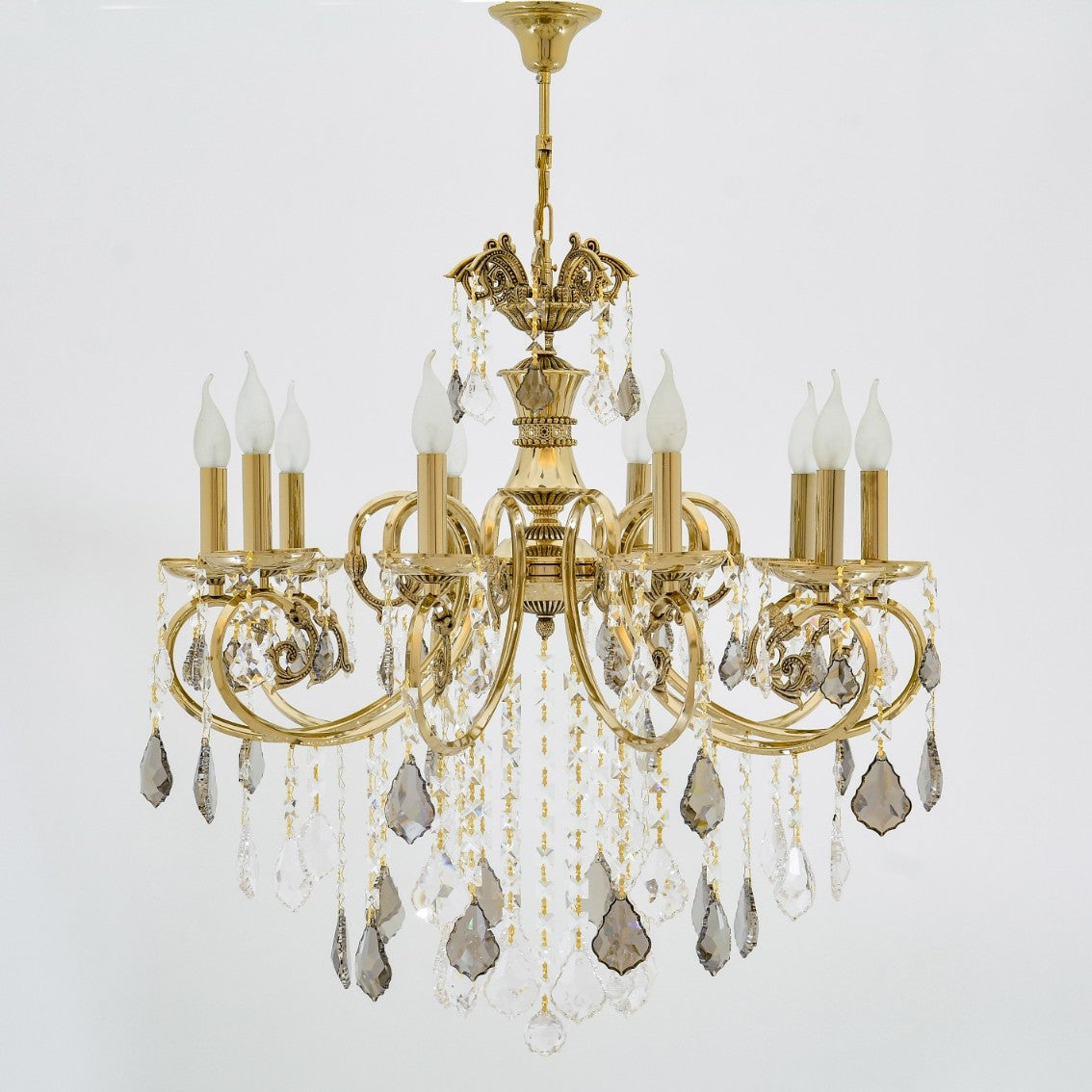 Nancy 10 Lights Gold Chandelier Kandil Egypt