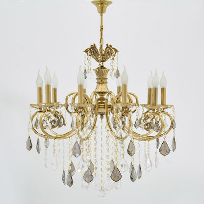 Nancy 10 Lights Gold Chandelier Kandil Egypt