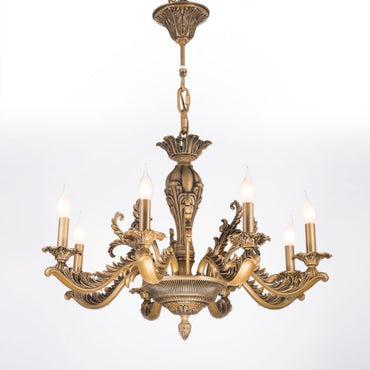Moscow 8 Lights Antique Chandelier