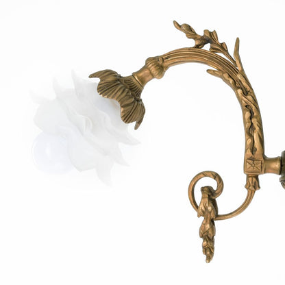 Neirin Chandelier, 3 Lights, Copper, 55×80cm, Antique