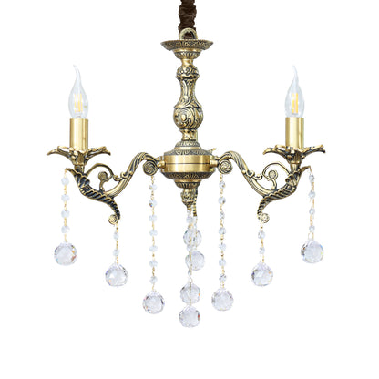 Venezuela Chandelier, 3 Lights, Copper, 60×49cm - Italian Bronze
