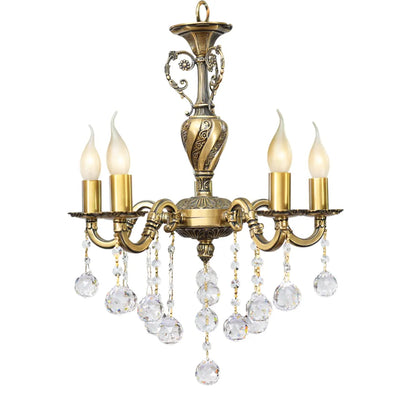 نجفة مارينا، 5 مصابيح، نحاس، 55×45 سم - برونزي