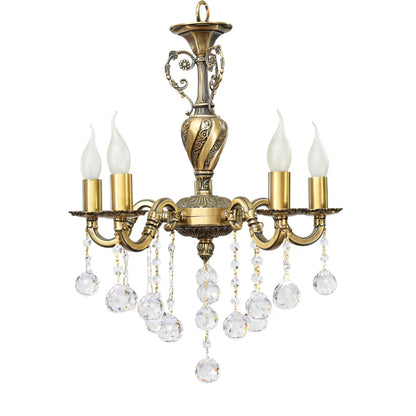 نجفة مارينا، 5 مصابيح، نحاس، 55×45 سم - برونزي