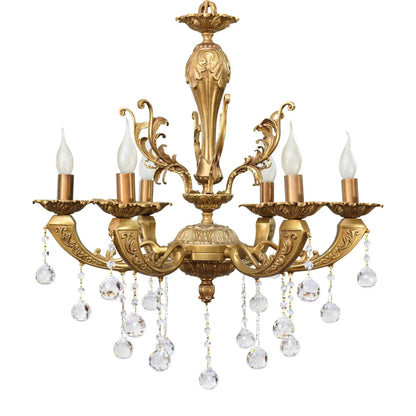 Jeddah 6-Arm Antique Chandelier