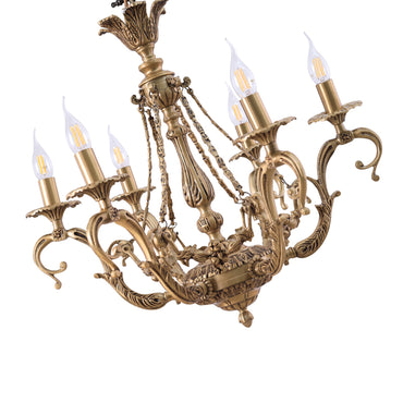 Farsiya Majestic 6-lamp chandelier