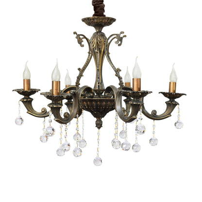 Beirut 6-arm Chandelier Antique