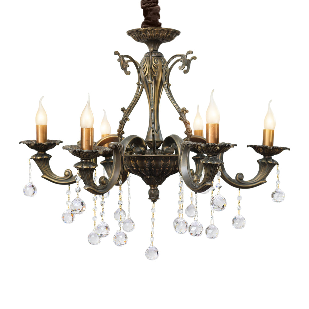 Beirut 6-arm Chandelier Antique