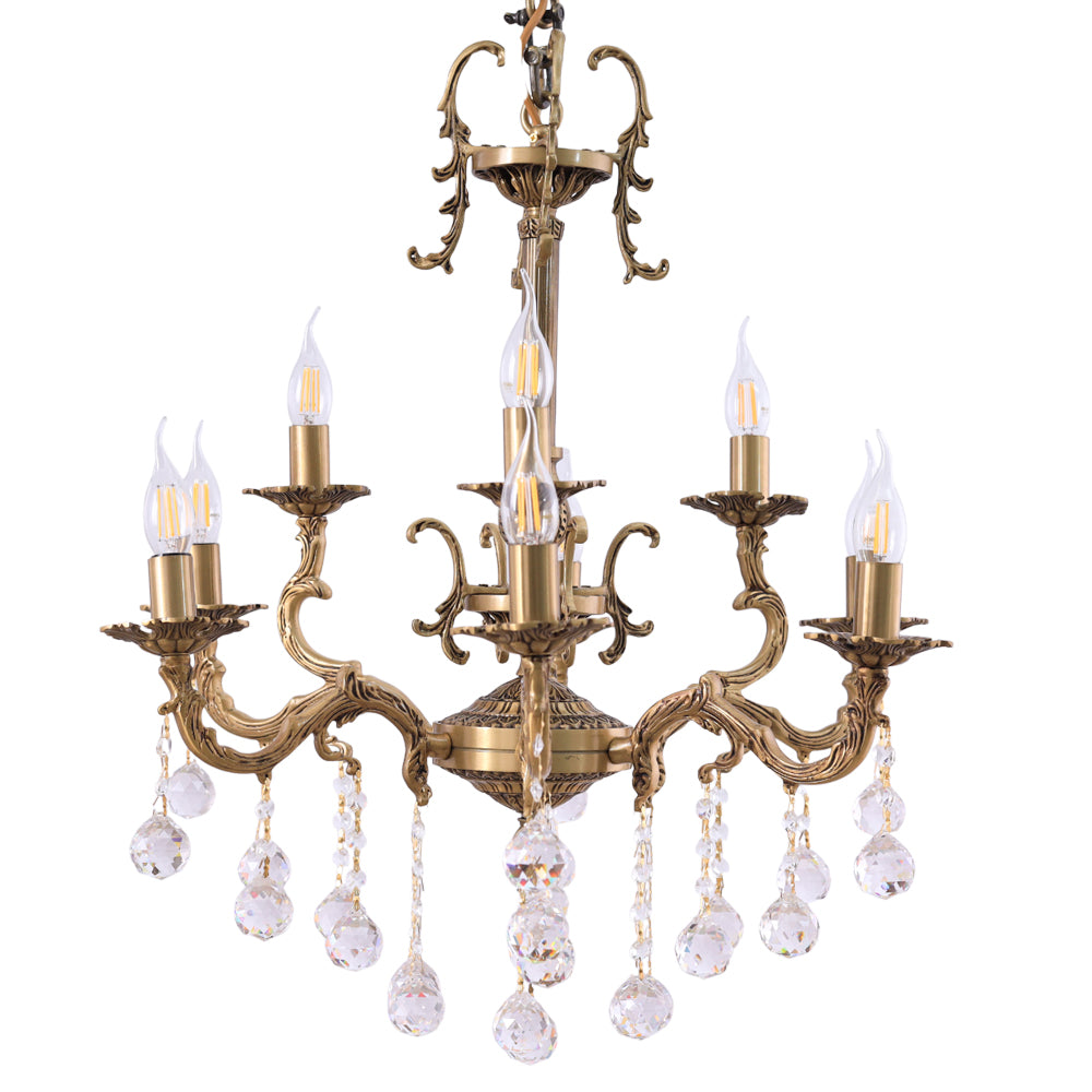Majestic 6-light Corner Chandelier