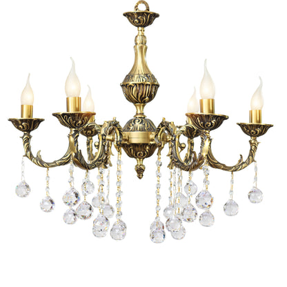 Chandelier, 6 Lights, Copper, 65×68cm - Bronze