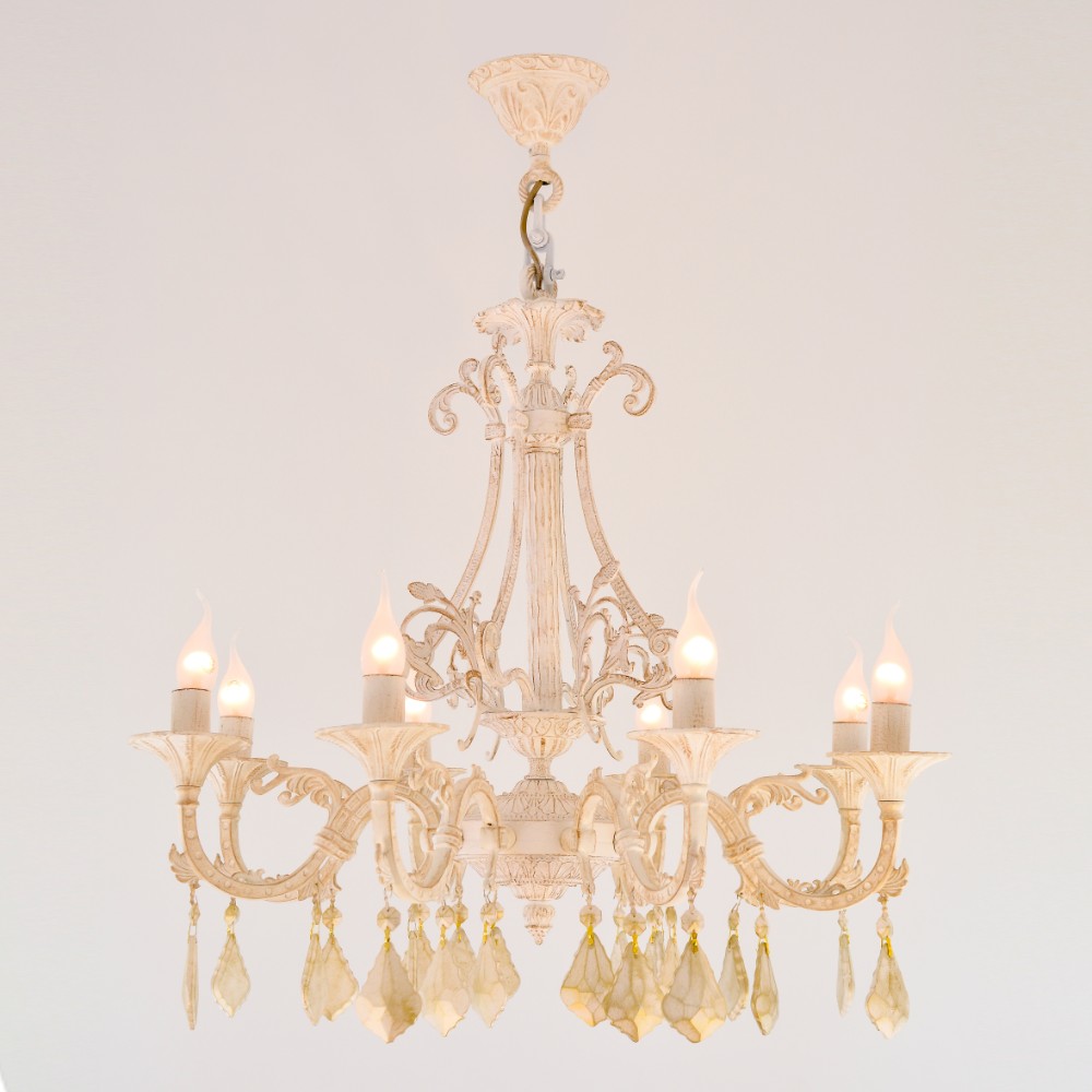 Cloves 8 Lights Whitey Chandelier