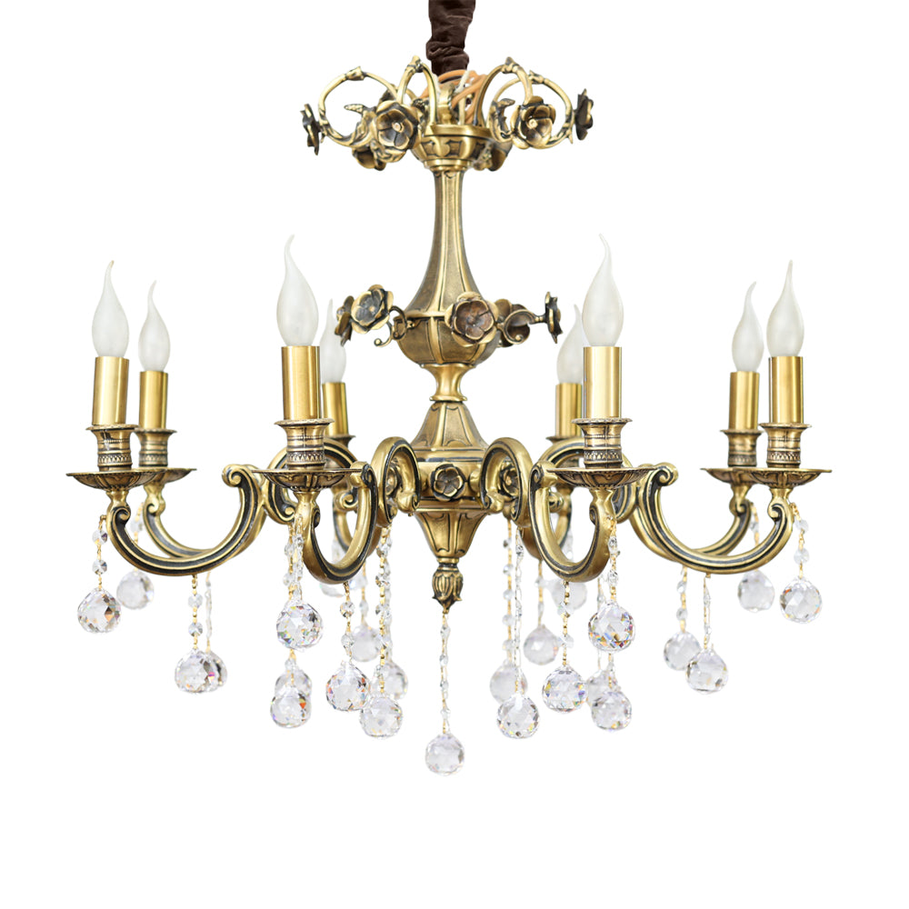 Chandelier 8 Arms X Italian Bronze