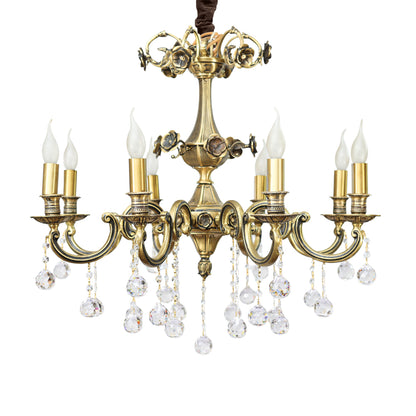 Chandelier 8 Arms X Italian Bronze