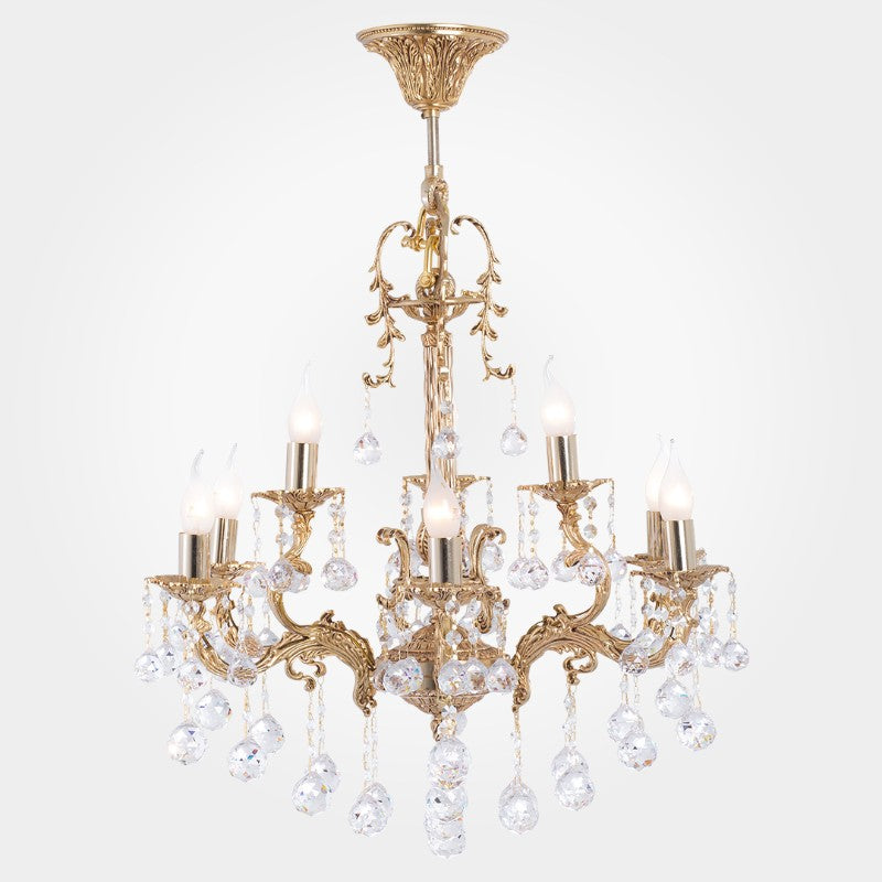 Bride Gold 9 Lights Classic Chandelier