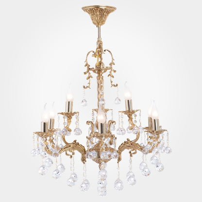 Bride Gold 9 Lights Classic Chandelier