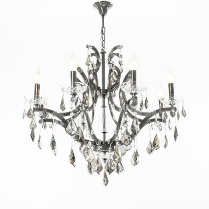 Mari 8 Lights Black Nickel Chandelier
