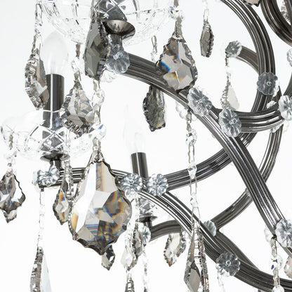 Mari 8 Lights Black Nickel Chandelier