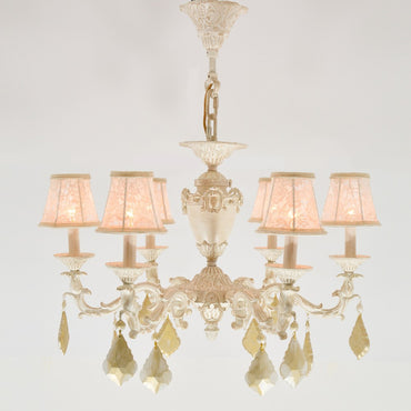 Marseille 6 Lights Whitey Chandelier