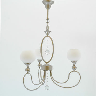 Liones 3 Lights Chrome Matt Chandelier