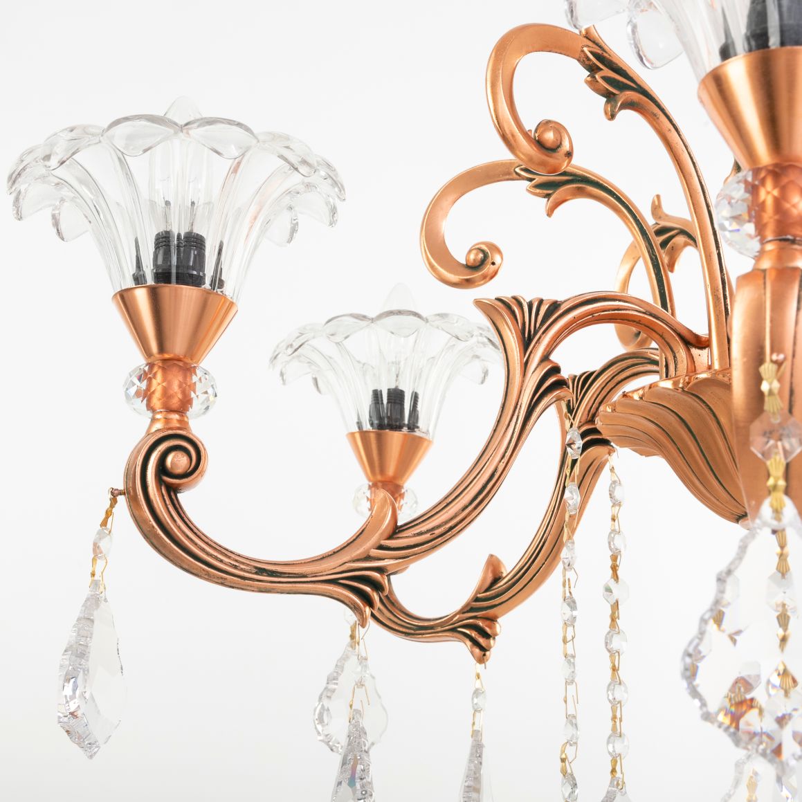 Lana 6 Lights Mixed Colors Chandelier