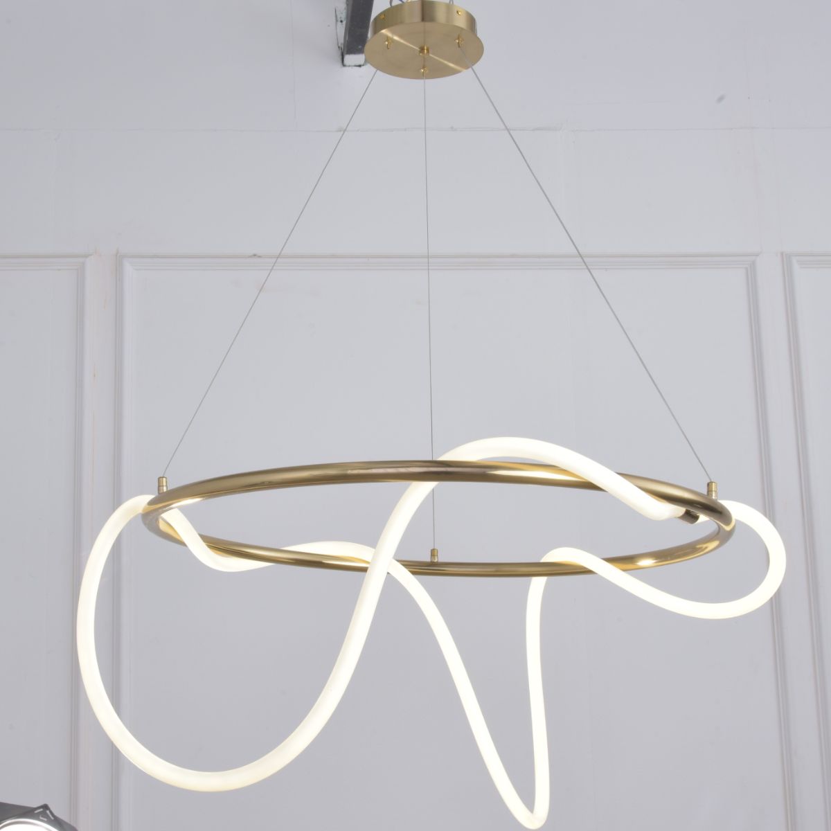 Kilva 1 Light Gold Chandelier