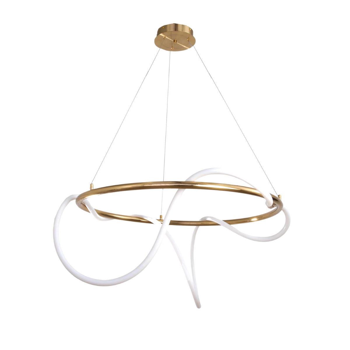 Kilva 1 Light Gold Chandelier