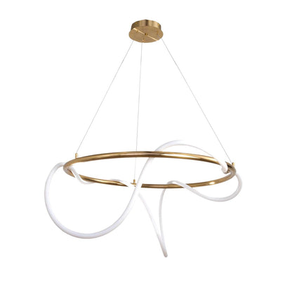 Kilva 1 Light Gold Chandelier