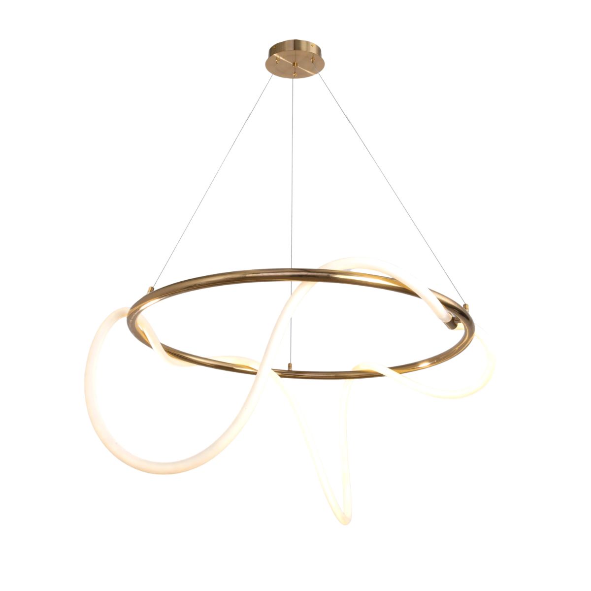 Kilva 1 Light Gold Chandelier