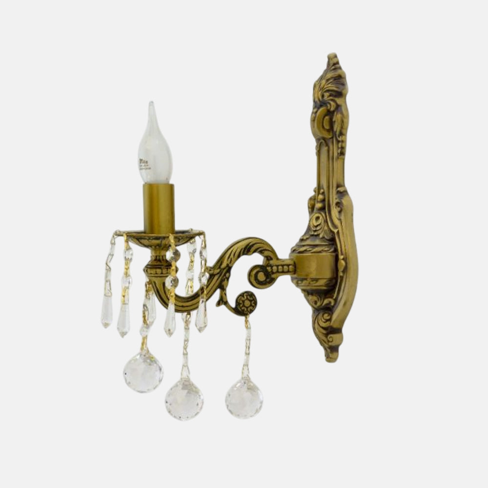 Italian 1 Bulb Bronze Wall lamp