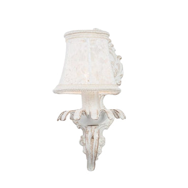 Lotus 1 Bulb Whitey Wall Lamp