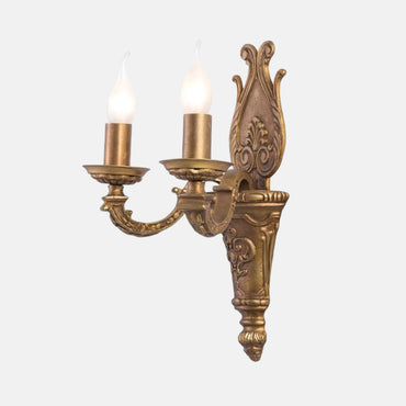 Belgian 2 Bulb Antique Wall lamp