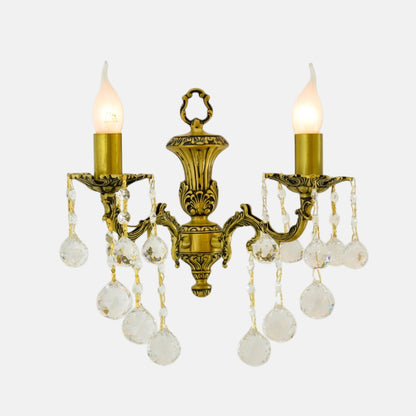 أبليك برونزي للعرائس بإضاءة مزدوجة