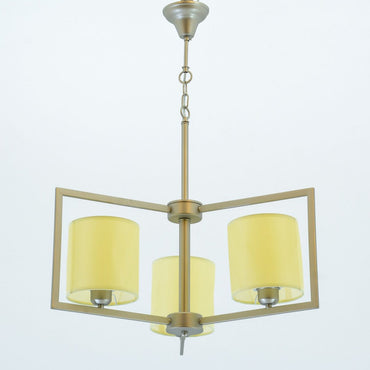 Clarina Chandelier, 3 Lights, Metal, 60×71cm - Silver