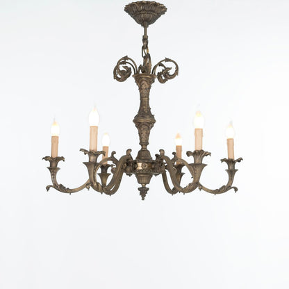 Crown 6 lights antique Chandelier