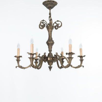 Crown 6 lights antique Chandelier