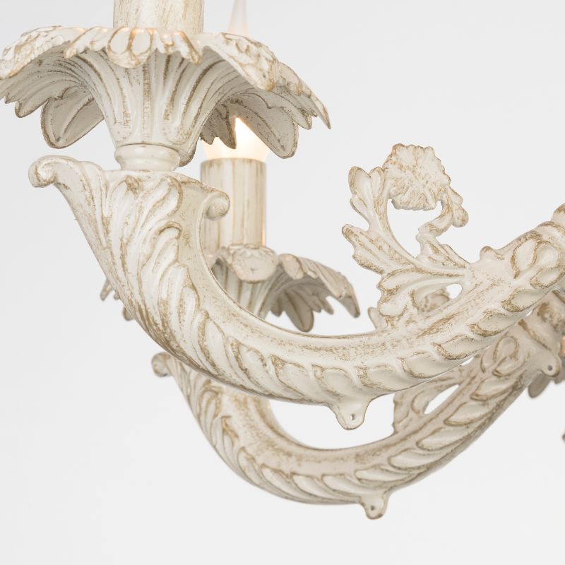 California 8 Lights Beige Chandelier